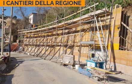 NASO – Lavori in corso nella zona dell’ex municipio