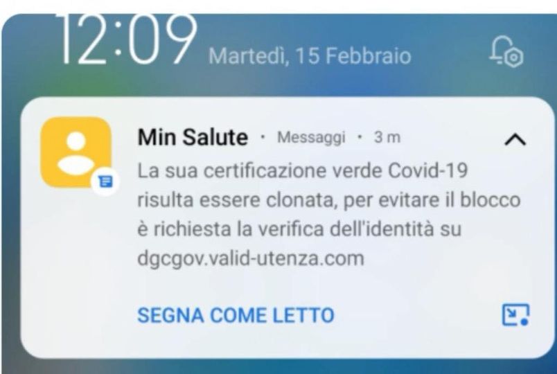 ATTENTI ALLE TRUFFE – Una nuova campagna di phishing è in atto