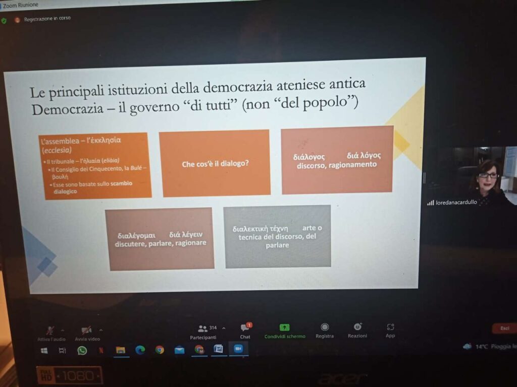 TYNDARIS AGORA’ FILOSOFICA – Dialogo e Cittadinanza: la validità dell’insegnamento dei Sofisti nella contemporaneità