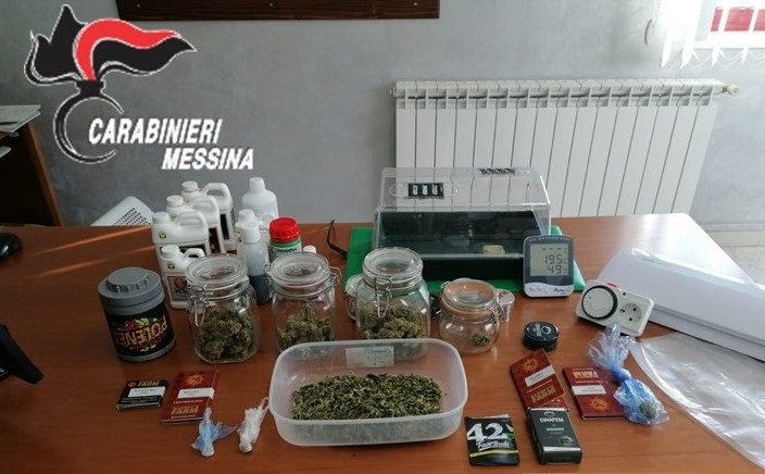 TORTORICI – Coltivava marijuana. Arrestato in flagranza di reato