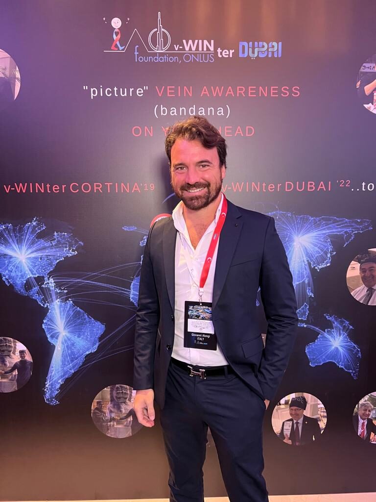 VENE VARICOSE – Addio chirurgia. Nuova tecnica presentata a Dubai dall’angiologo siciliano Alongi