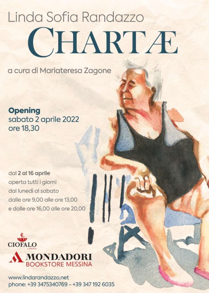 MOSTRE – Sabato 2 aprile “CHARTÆ” di Linda Sofia Randazzo