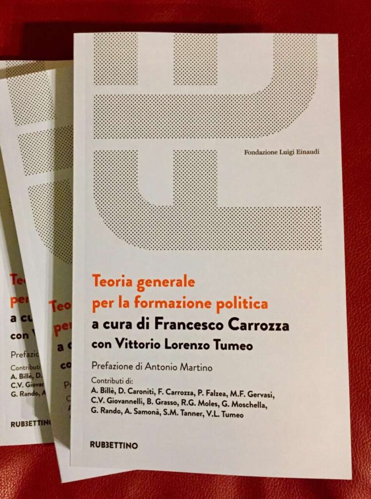 LIBRI – Teoria generale per la formazione politica