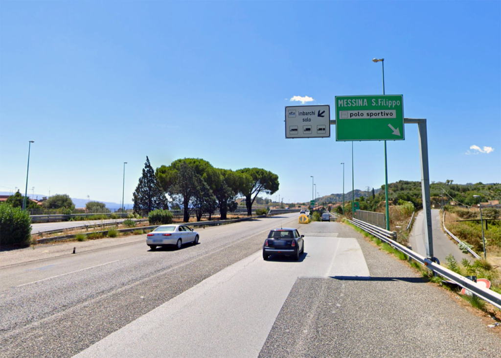 AUTOSTRADE SICILIANE- Tangenziale di Messina: in direzione Catania chiusa l’uscita di San Filippo sino al 2 maggio