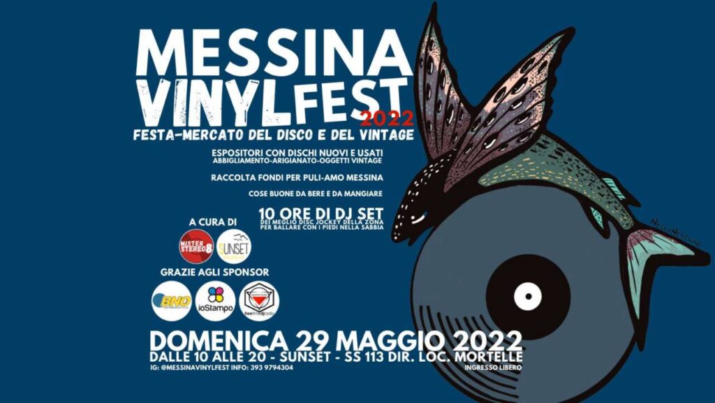 MESSINA VINYL FEST – Ritorna il festival del vinile con una inedita versione extra large