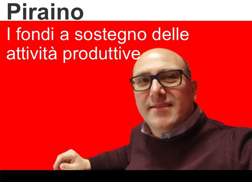 PIRAINO & COVID – Entro il 2 maggio l’istanza a supporto delle micro o piccole imprese