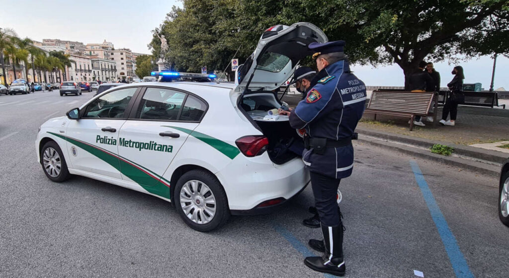 MILAZZO – Operazione di controllo del territorio condotta dalla Polizia metropolitana, 107 i veicoli controllati