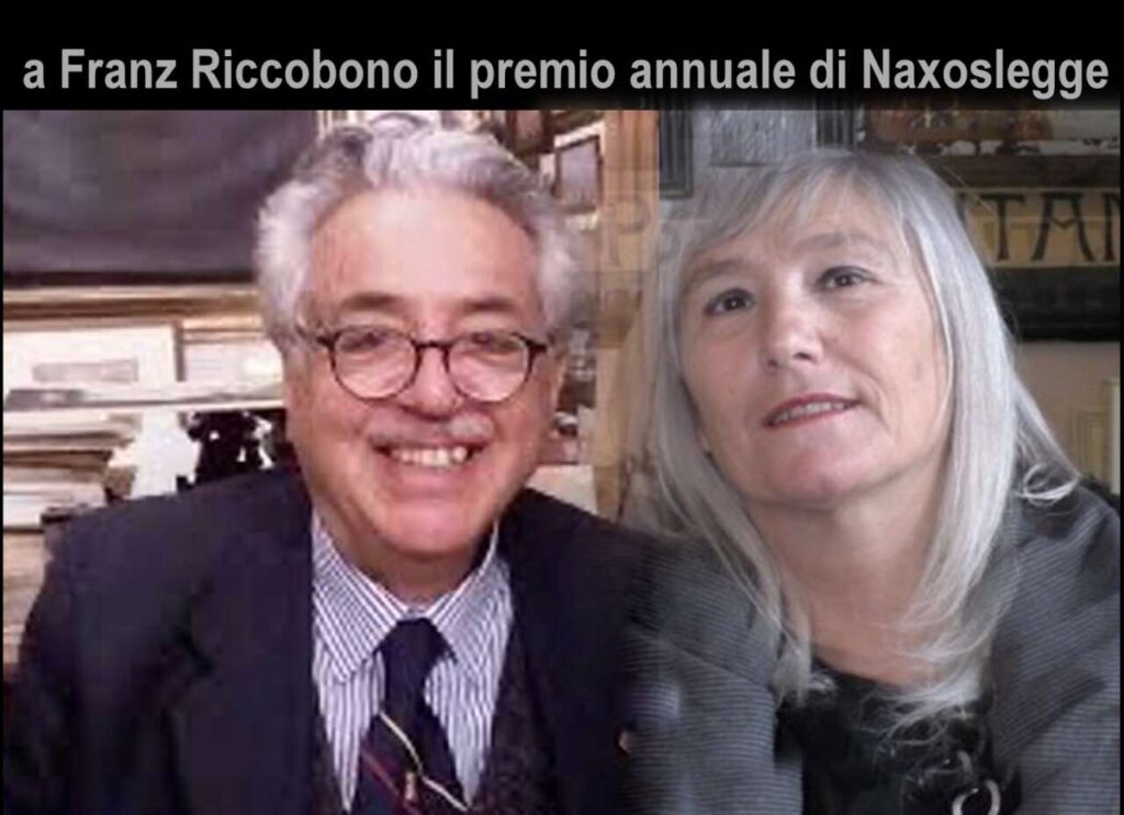 ANNUNCI – A Franz Riccobono il premio annuale di Naxoslegge