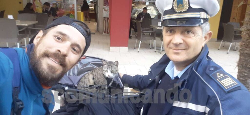 CICLISTI GIRAMONDO – Marcelo Rodiguez fa tappa a Brolo