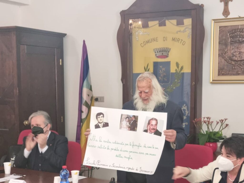 MIRTO – Incontro sulla Legalità, con Vincenzo Agostino e i ragazzi delle scuole dell’Istituto comprensivo di Longi