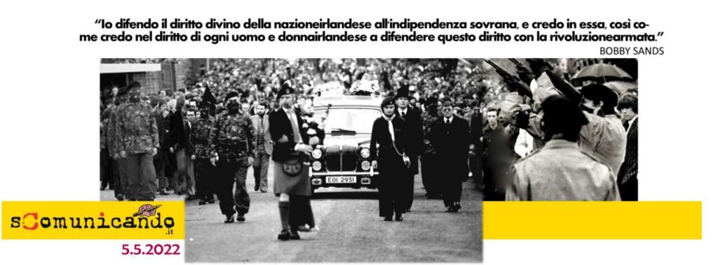 LA COPERTINA – Ricordando il sacrificio di Bobby Sands, eroe irlandese