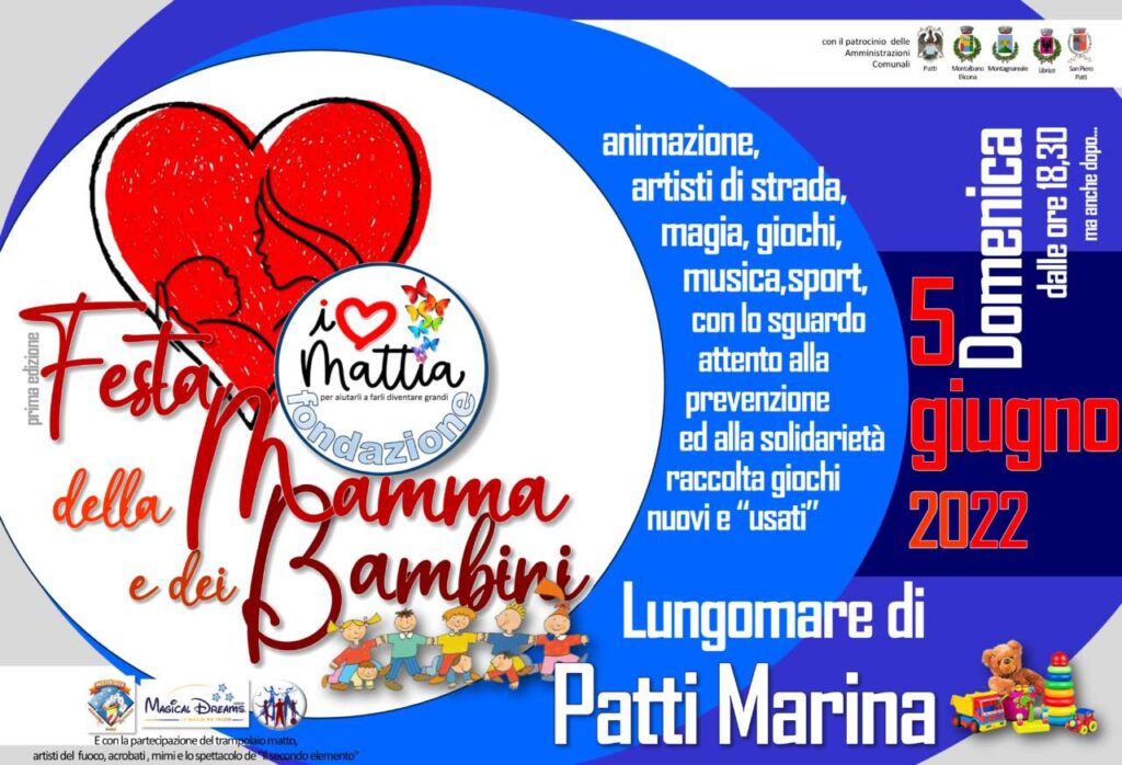 FESTE – Domenica a Patti Marina quella delle Mamme e dei Bambini