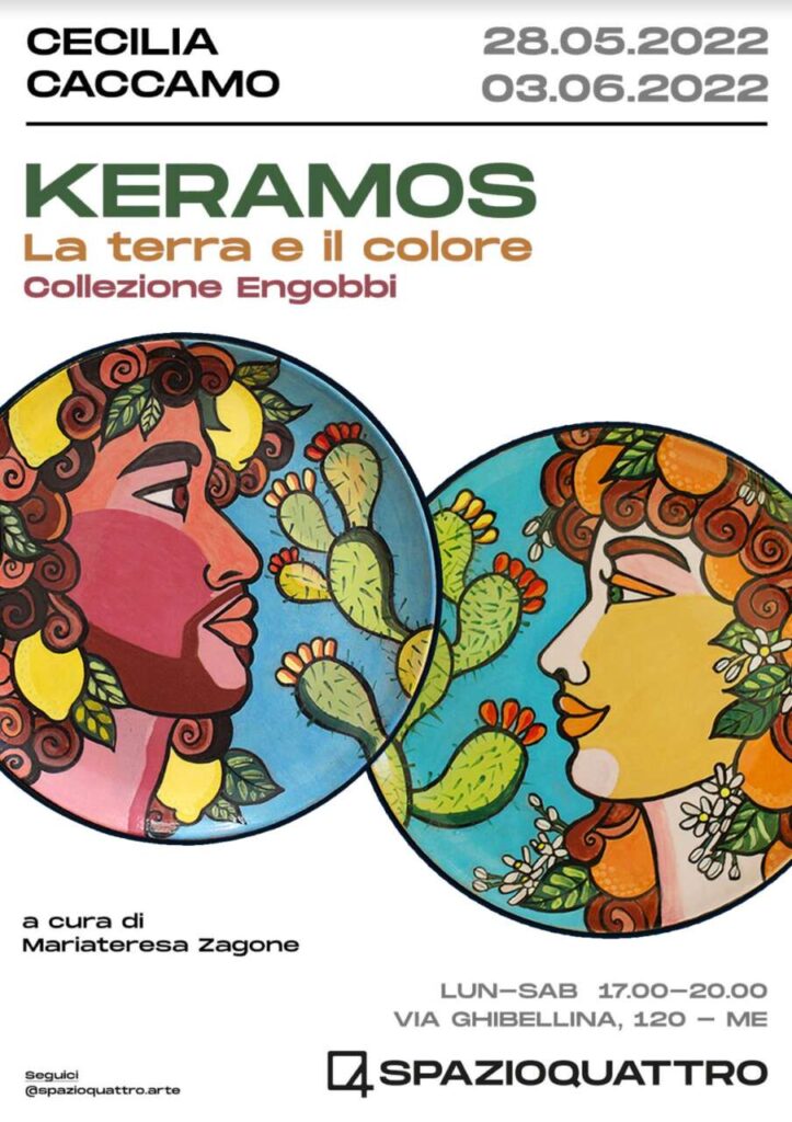 MOSTRE – “Keramos la terra e il colore” la collezione Engobbi di Cecilia Caccamo alla Galleria Spazioquattro