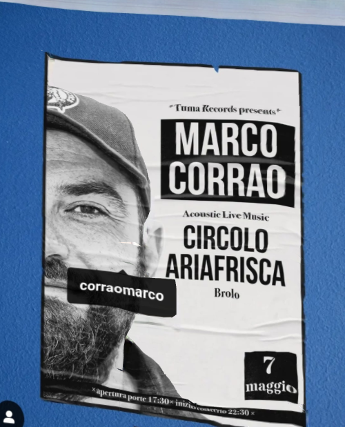MUSICA LIVE – Marco Corrao, questa sera, a Brolo