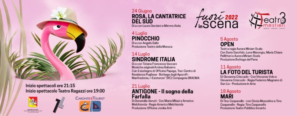 TEATRO DEI 3 MESTIERI –  “Fuori in Scena” al via la rassegna estiva