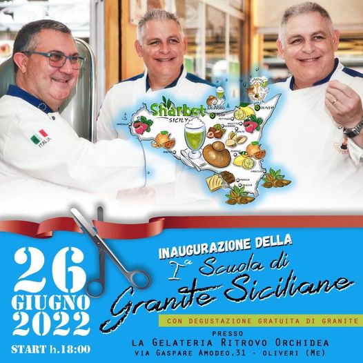 OLIVERI – Dal 26 giugno la Scuola di Granita Siciliana