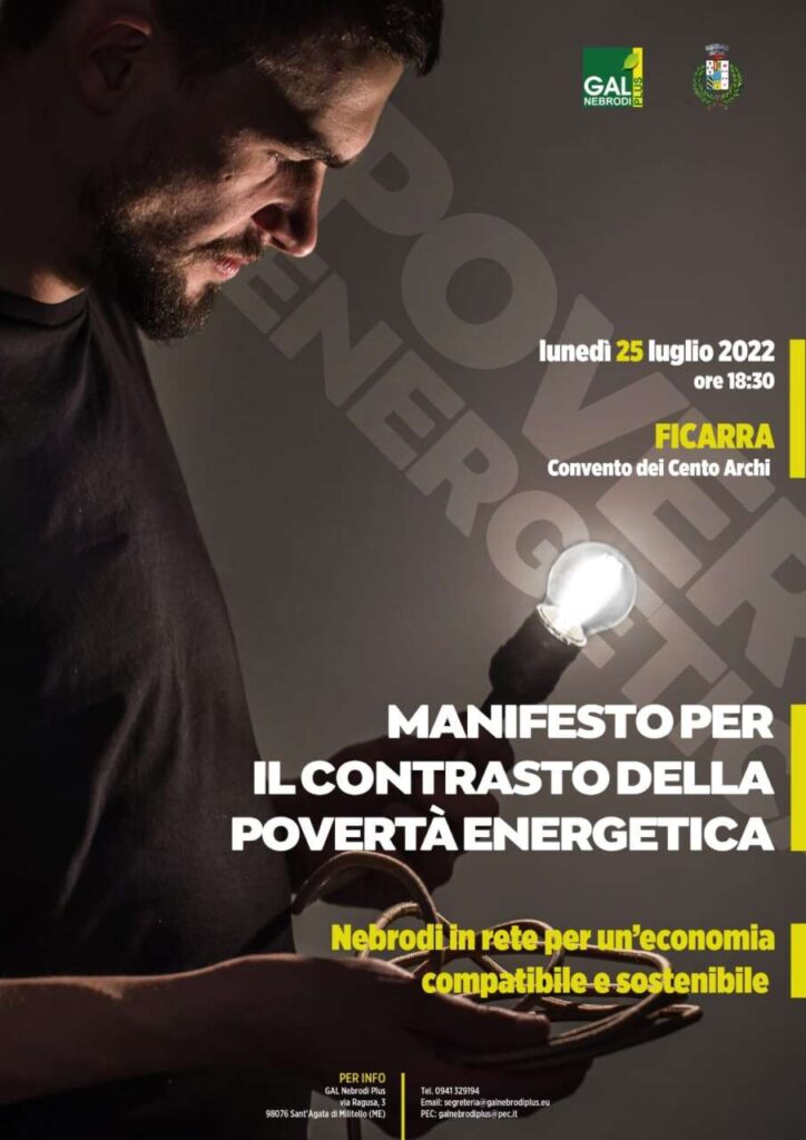 FICARRA – Il manifesto sulla Povertà Energetica