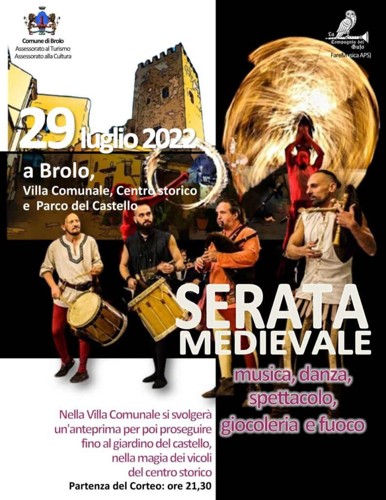 BROLO D’ESTATE – Questa sera sarà festa nel borgo