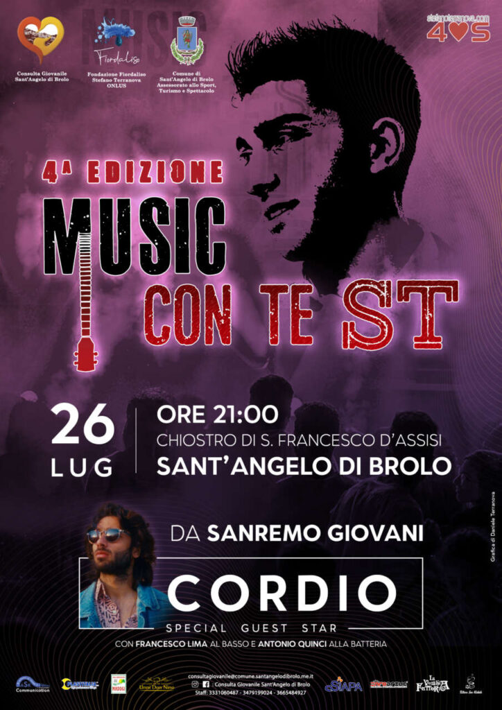 SANT’ANGELO DI BROLO – Al via la quarta edizione del ‘Music Con-Te-St’