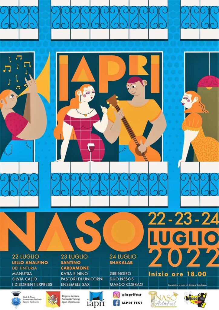 NASO – Dai balconi del centro storico nasce IAPRI Fest, tre giorni tra storia, cultura e musica