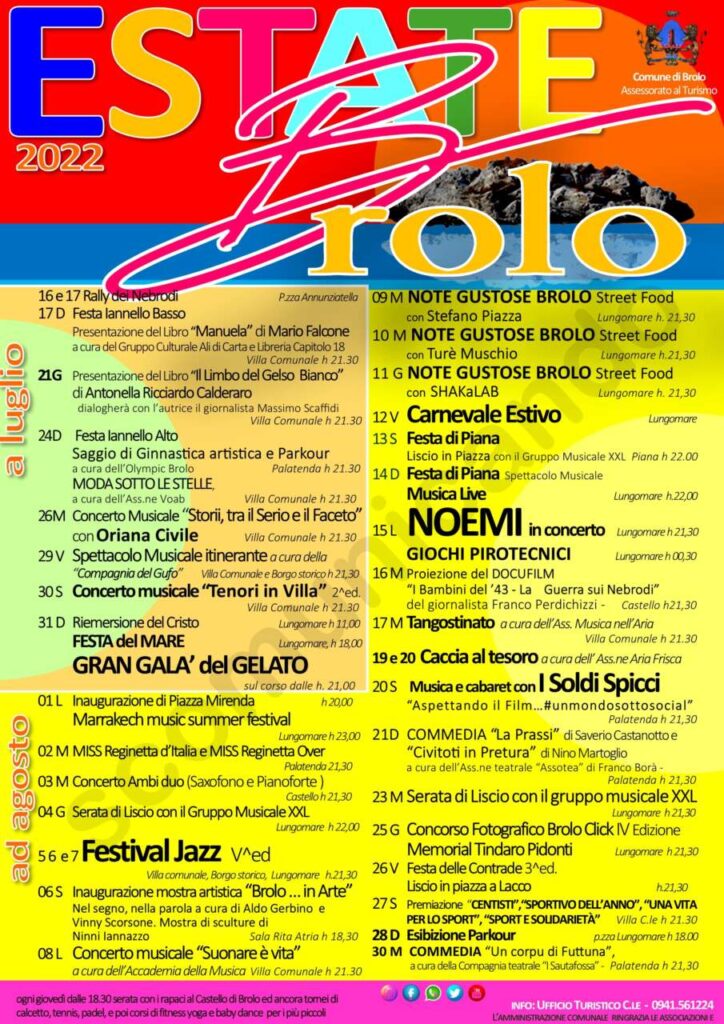 ESTATE BROLESE – Ecco il programma