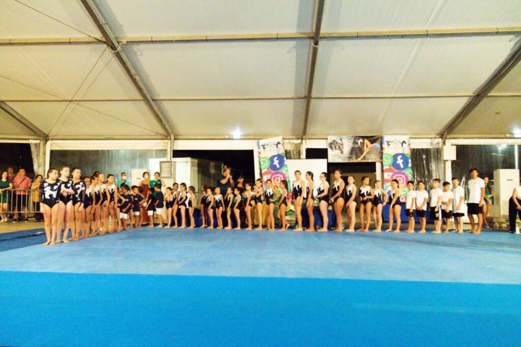 FOTO & GIANNASTICA –  Quelle del saggio dell’Olympic Brolo, al palatenda di Brolo