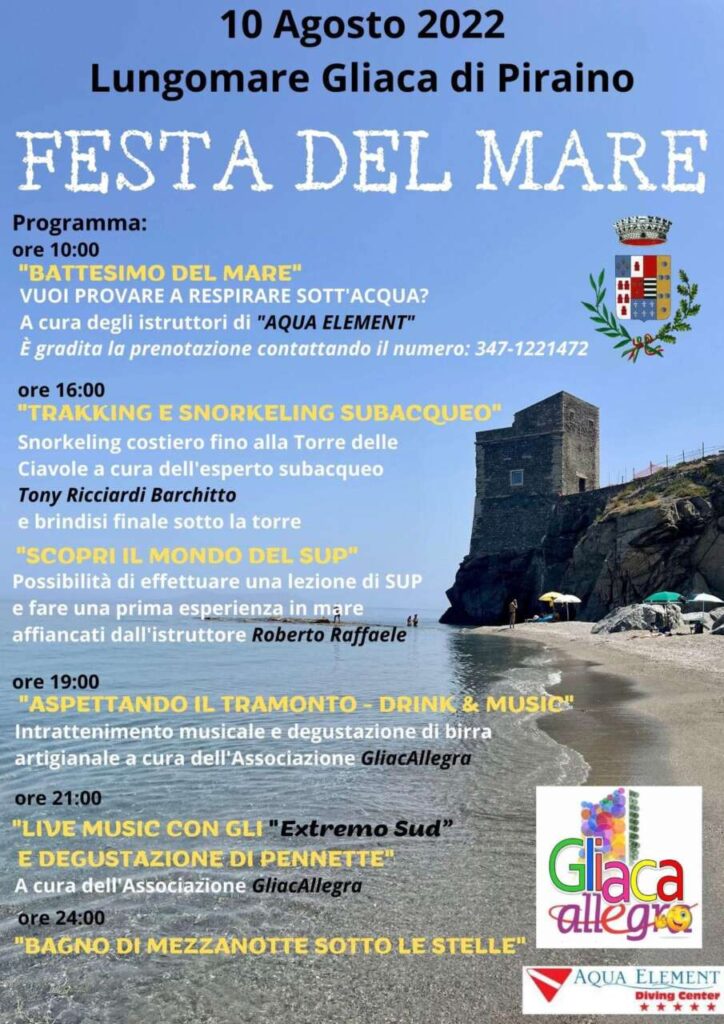 INIZIATIVE – La Festa del Mare a Gliaca di Piraino