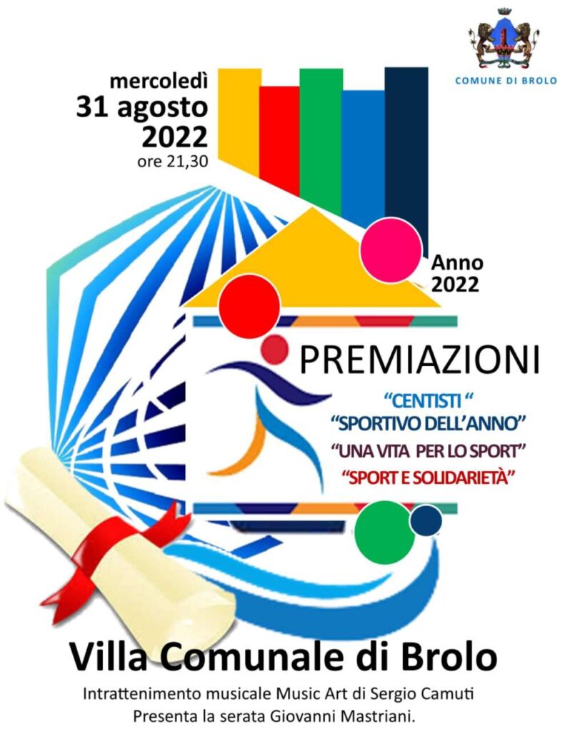 SPORT & CENTISTI – A Brolo oggi le premiazioni