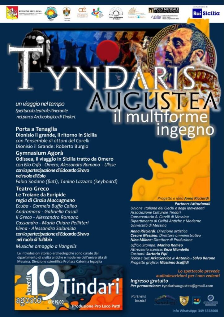 TYNDARIS AUGUSTEA – In scena stasera a Tindari