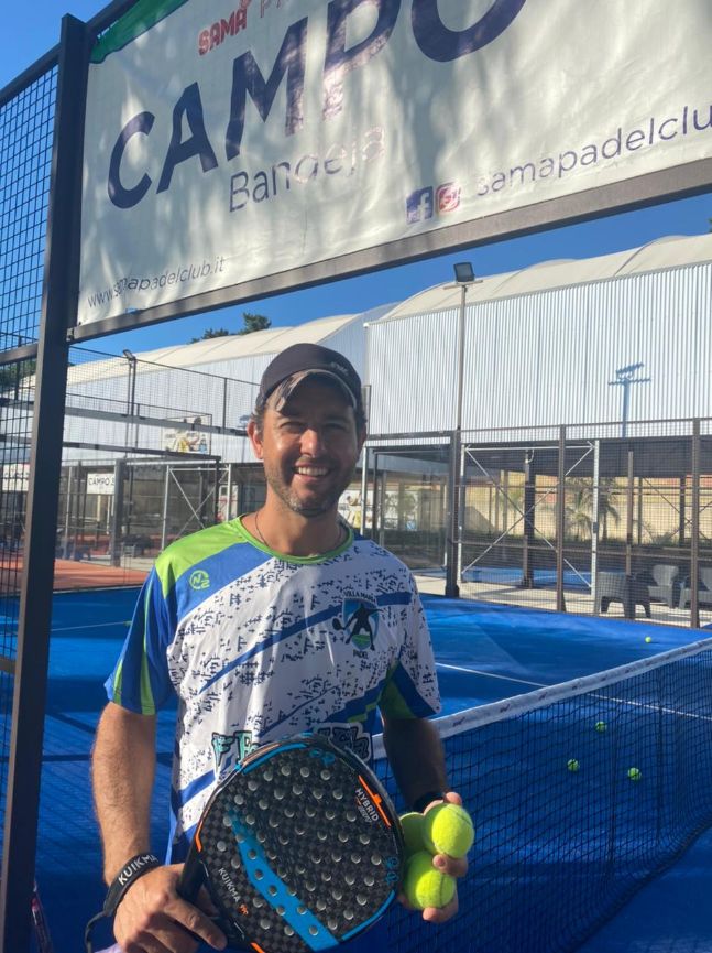 DIEGO RAPTOPULOS – Il campione di padel al nuovo Sama Padel Club di Torrenova