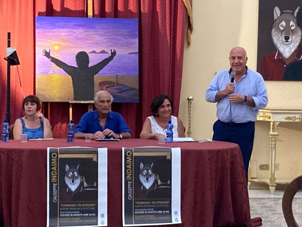 MOSTRE – A Santo Stefano di Camastra “Conosci te stesso” la personale di Giuseppe Indaimo