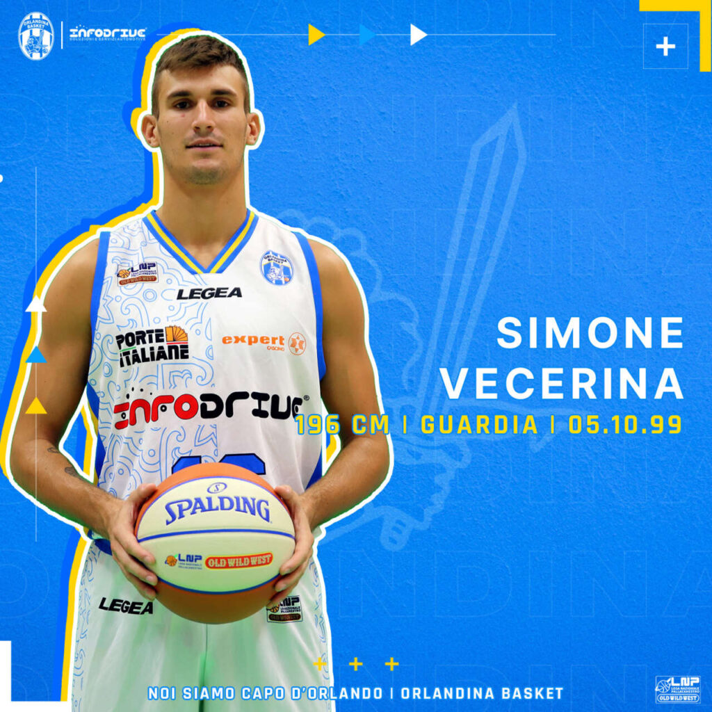 BASKET – Infodrive Capo d’Orlando e Simone Vecerina ancora insieme