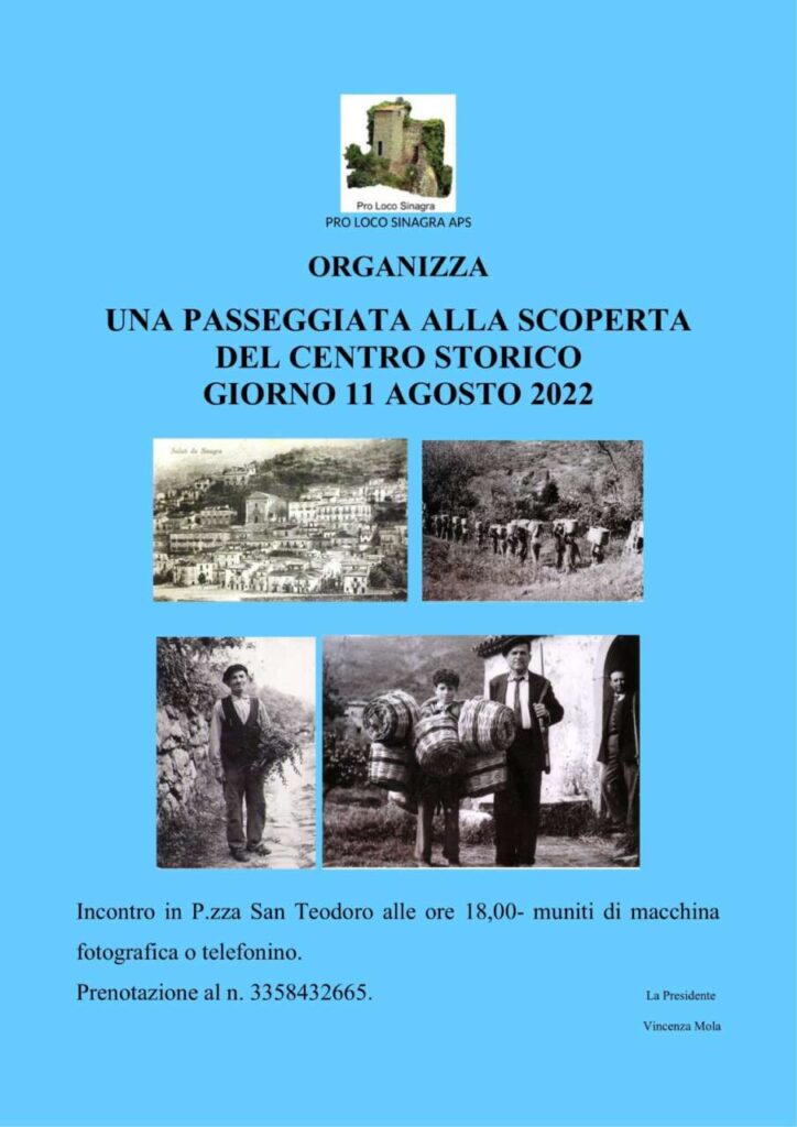 SINAGRA – Alla scoperta del centro storico