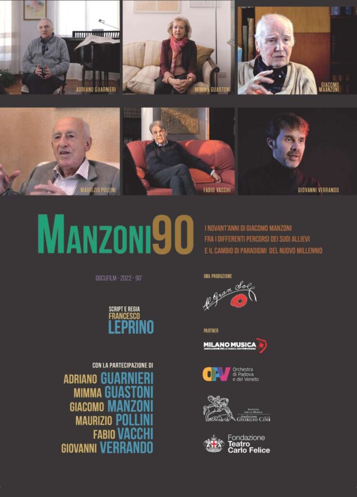 MANZONI90 – A Messina si celebrano i novant’anni del compositore Giacomo Manzoni
