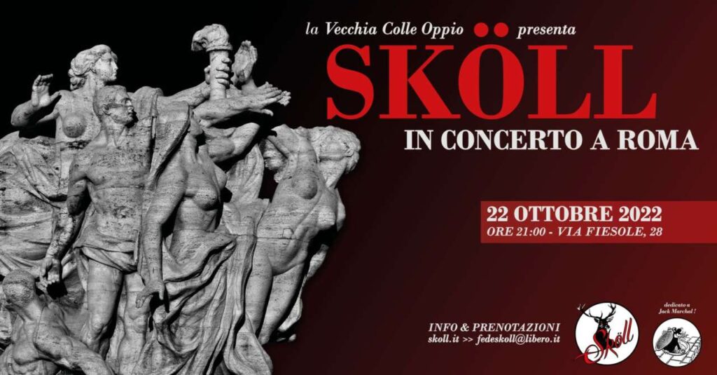 CONCERTI – A Roma Skoll suonerà sabato 22 ottobre