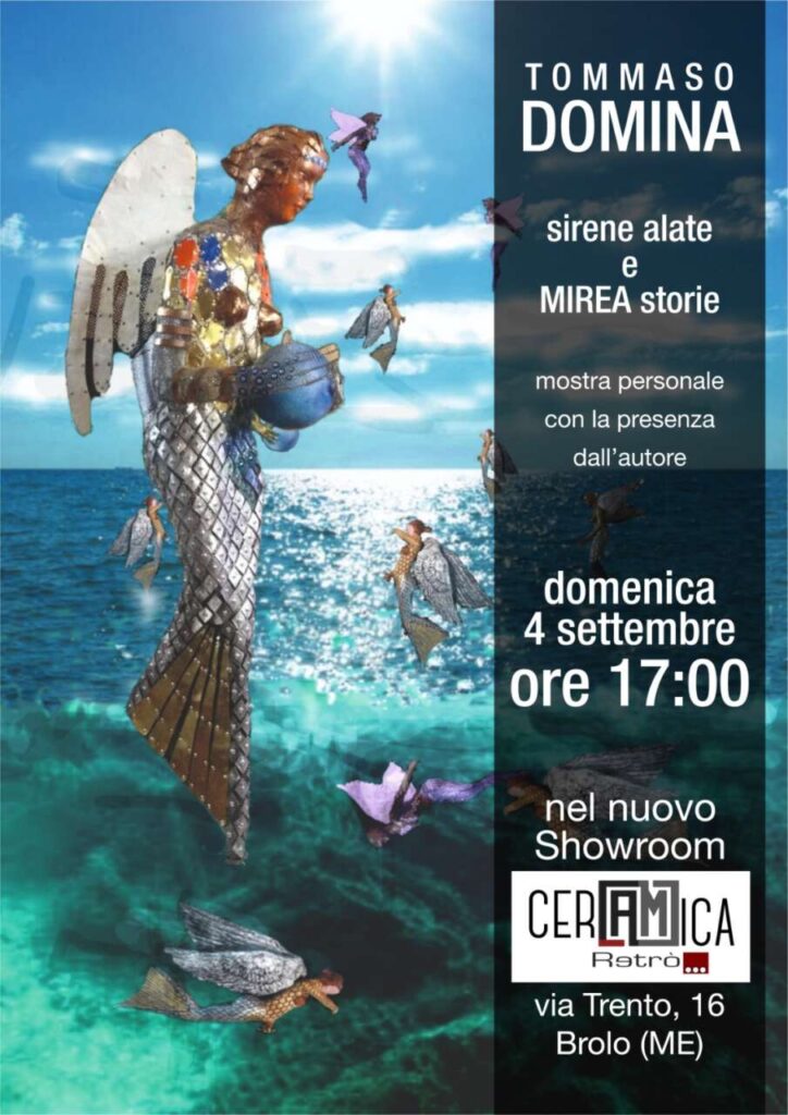 MOSTRE – A Brolo, Tommaso Domina nel nuovo spazio d’arte di Ceramica Retrò