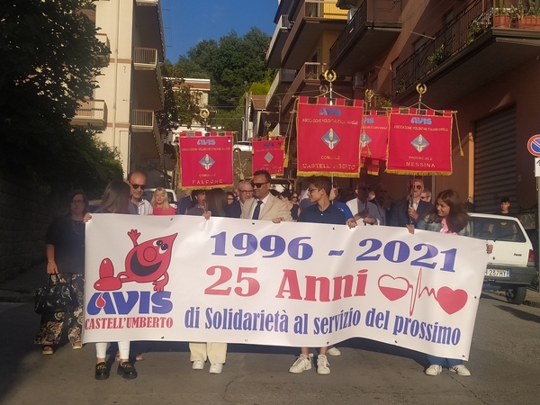 CASTELL’UMBERTO – Grande festa per il 25 anniversario dell’Avis
