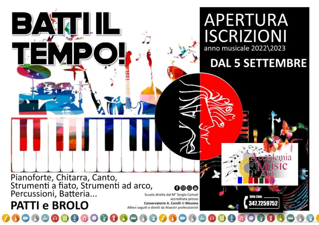 “PRENDI NOTA” – Da domani i corsi di musica dell’Academia Music Art