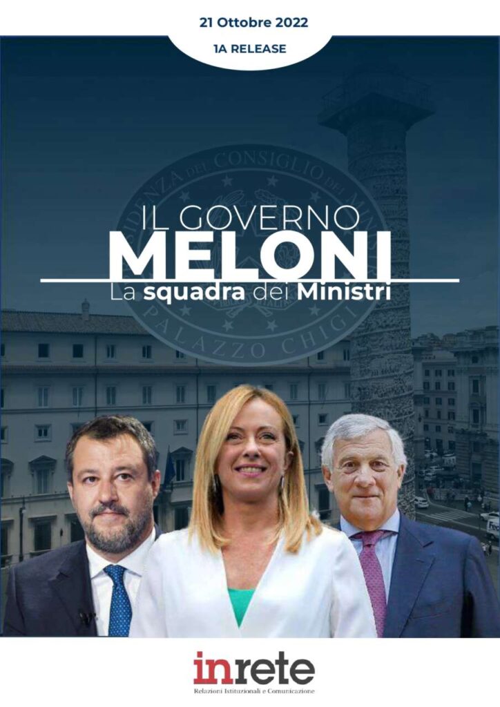 IL GOVERNO MELONI – “in rete”