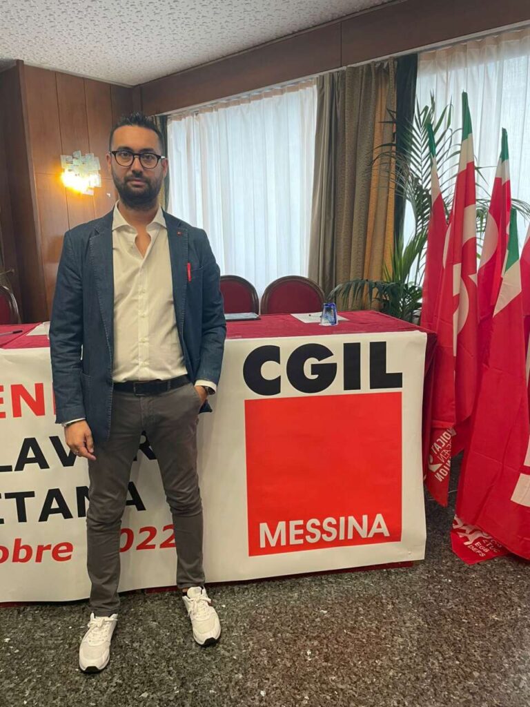 CGIL MESSINA – Pietro Patti è il nuovo segretario generale