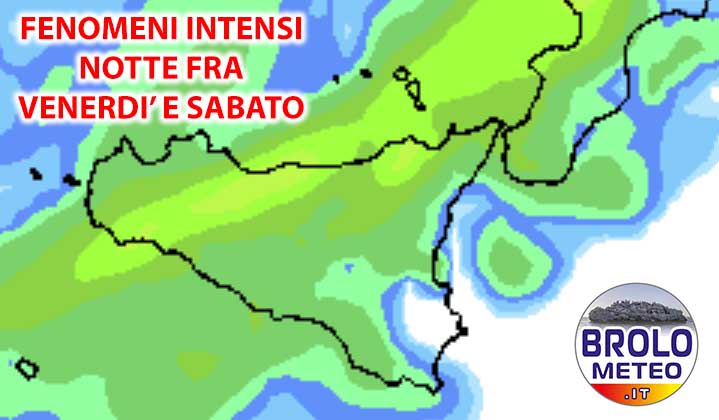 IN ARRIVO TEMPORALI – Spiccato maltempo coinvolgendo gran parte della nostra regione durante il weekend