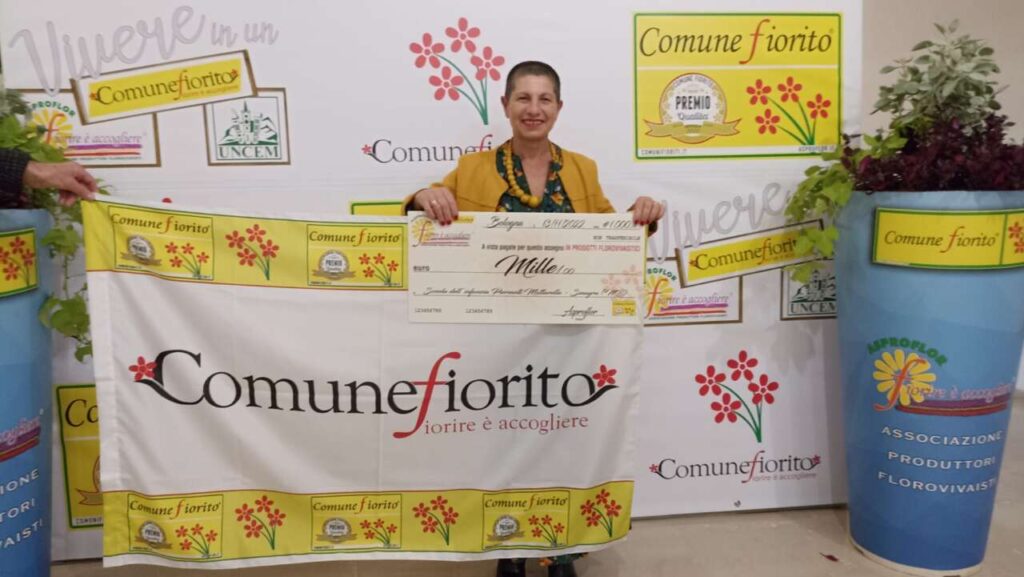 SINAGRA – A Bologna per la premiazione del concorso “Comuni Fioriti”