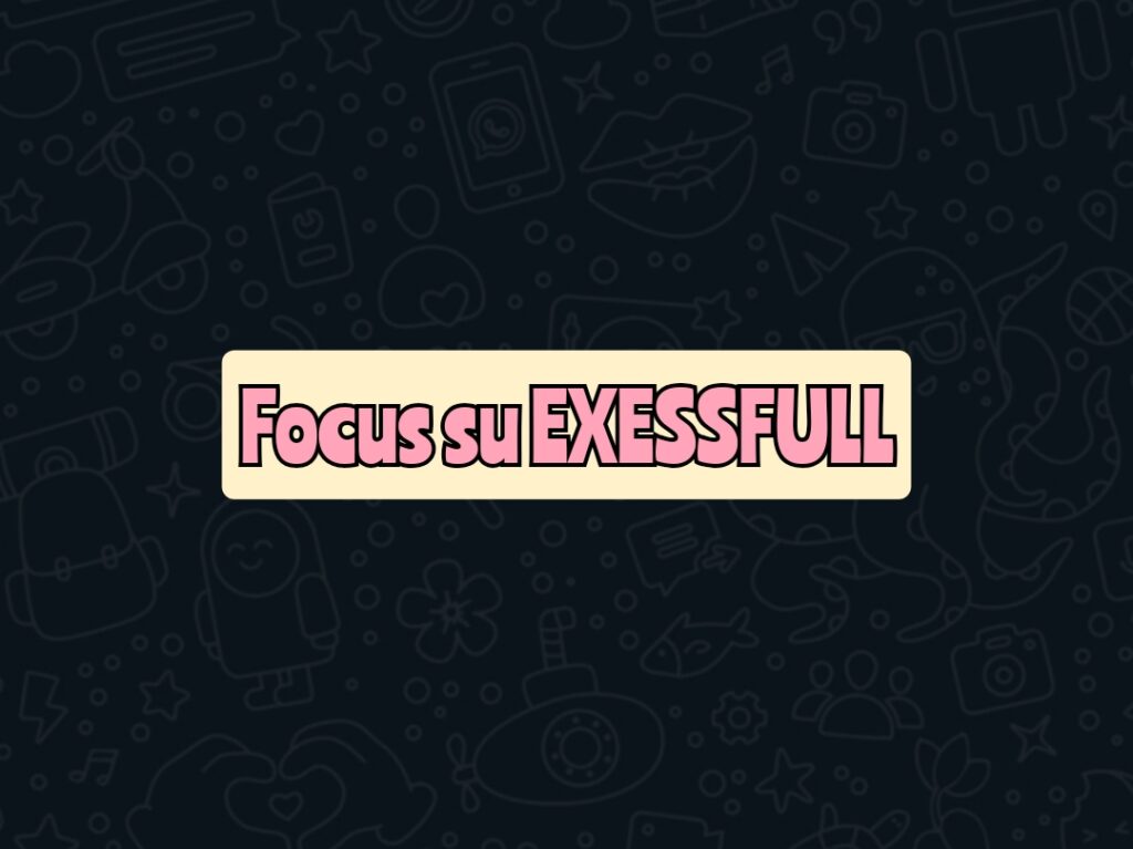 EXESSFULL – “L’originalità la può garantire soltanto una creazione che sia fatta a mano e un capo d’abbigliamento che abbia qualcosa da raccontare”