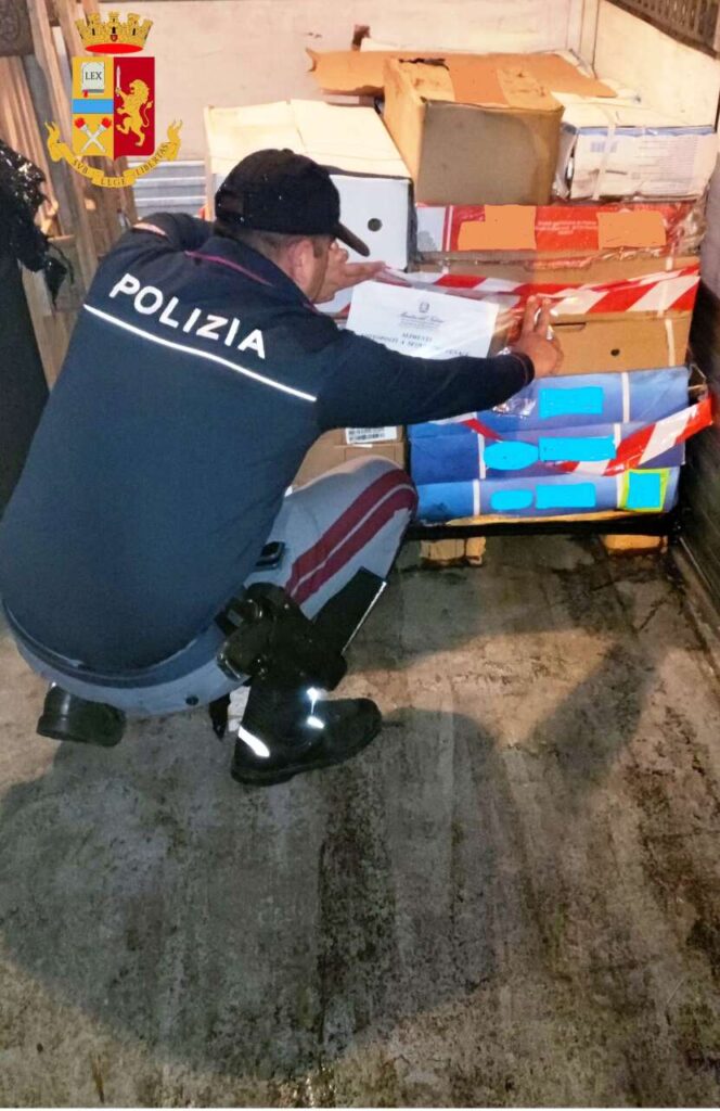 BARCELLONA P.G. – Sequestrati circa 300 kg di alimenti surgelati
