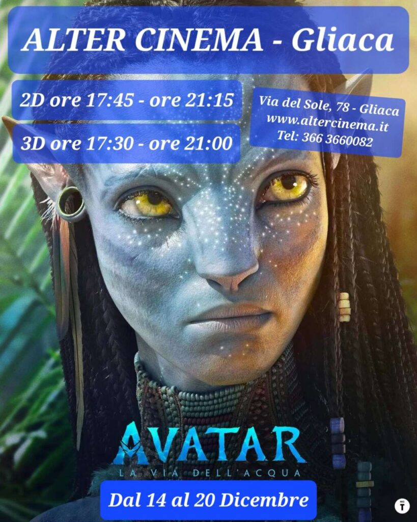 AL CINEMA – A Gliaca di Piraino… Avatar 2