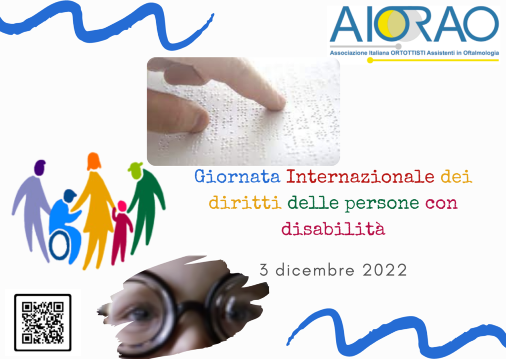3 DICEMBRE 2022 – Giornata internazionale delle persone con disabilità