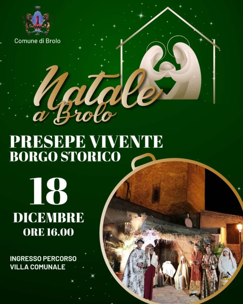 BROLO – La magia del presepe vivente nel suggestivo borgo medievale