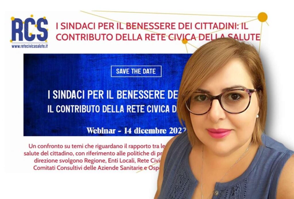 RETE CIVICA DELLA SALUTE – Domani Webinar: I Sindaci per il benessere dei Cittadini