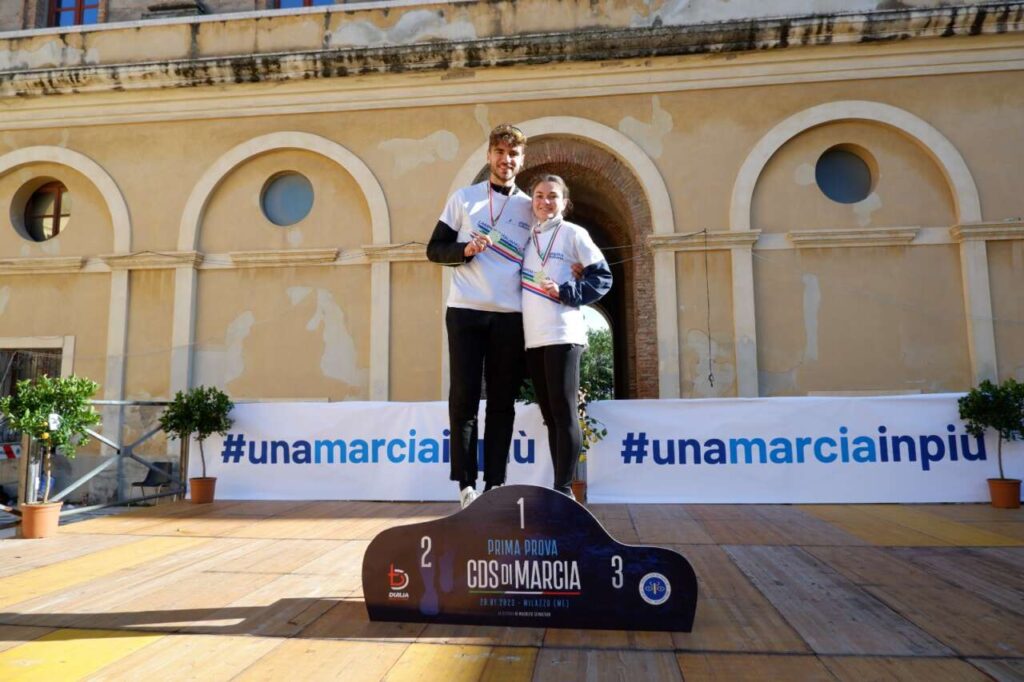 MARCIA – A Milazzo Riccardo Orsoni e Sara Vitiello si laureano campioni italiani della 35 km