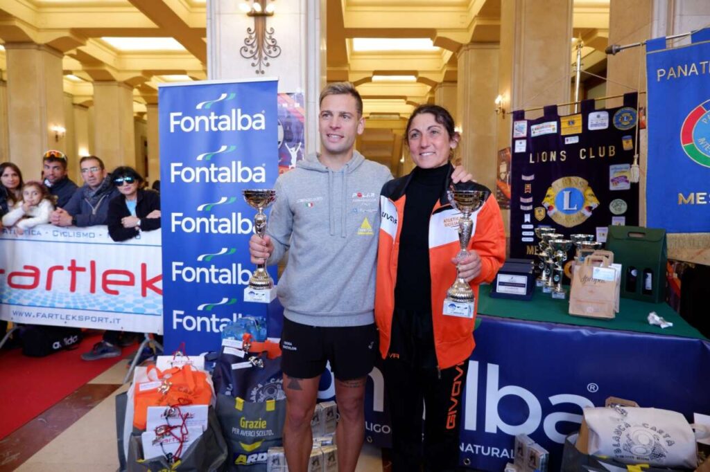 CORSA SU STRADA – Lorenzo Lotti e Maria Nicotra vincono la “Fontalba Marathon Messina 2023”